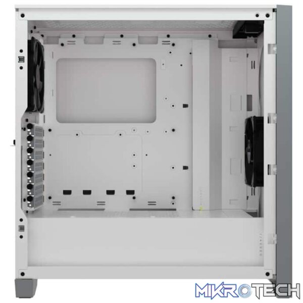 Corsair Carbide series 4000D all White ATX Chassis with Tempered glass side panel - Image 3